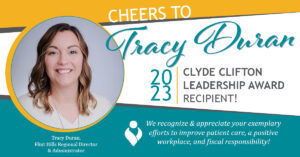 Tracy Duran Clyde Clifton Award