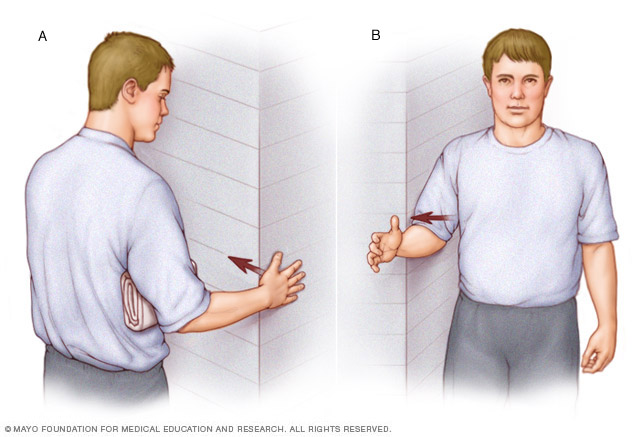 Isometric shoulder exercises